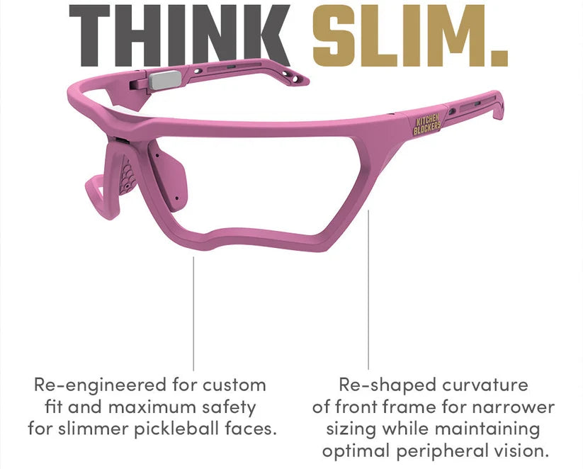 Kitchen Blockers Pickleball Eyewear Pink (Slimfit)