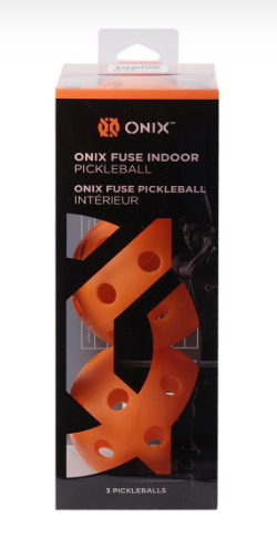 Onix Fuse Indoor Pickleball 3 Pack - Orange