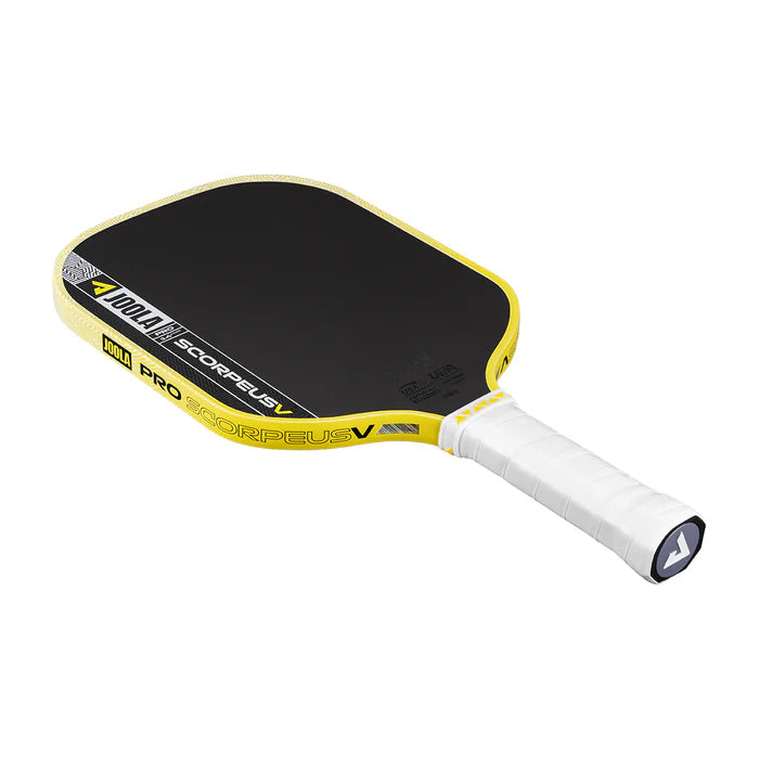 JOOLA Anna Bright Scorpeus Pro V 16mm Pickleball Paddle (Yellow)