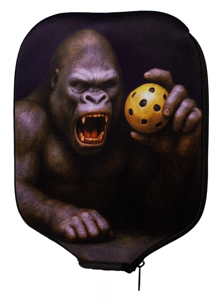 Jungle Series Pickleball Paddle Cover (Gorilla)