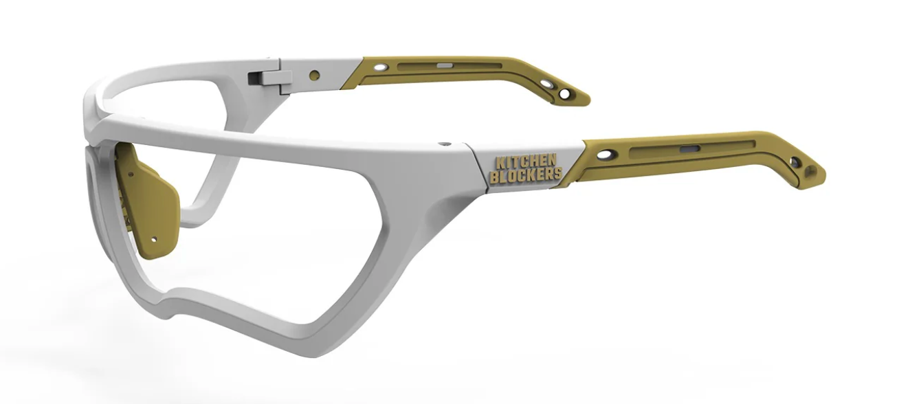 Kitchen Blockers Pickleball Eyewear White